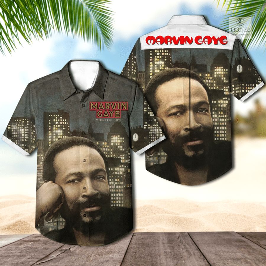 BEST Marvin Gaye Midnight Love Album Hawaiian Shirt 3