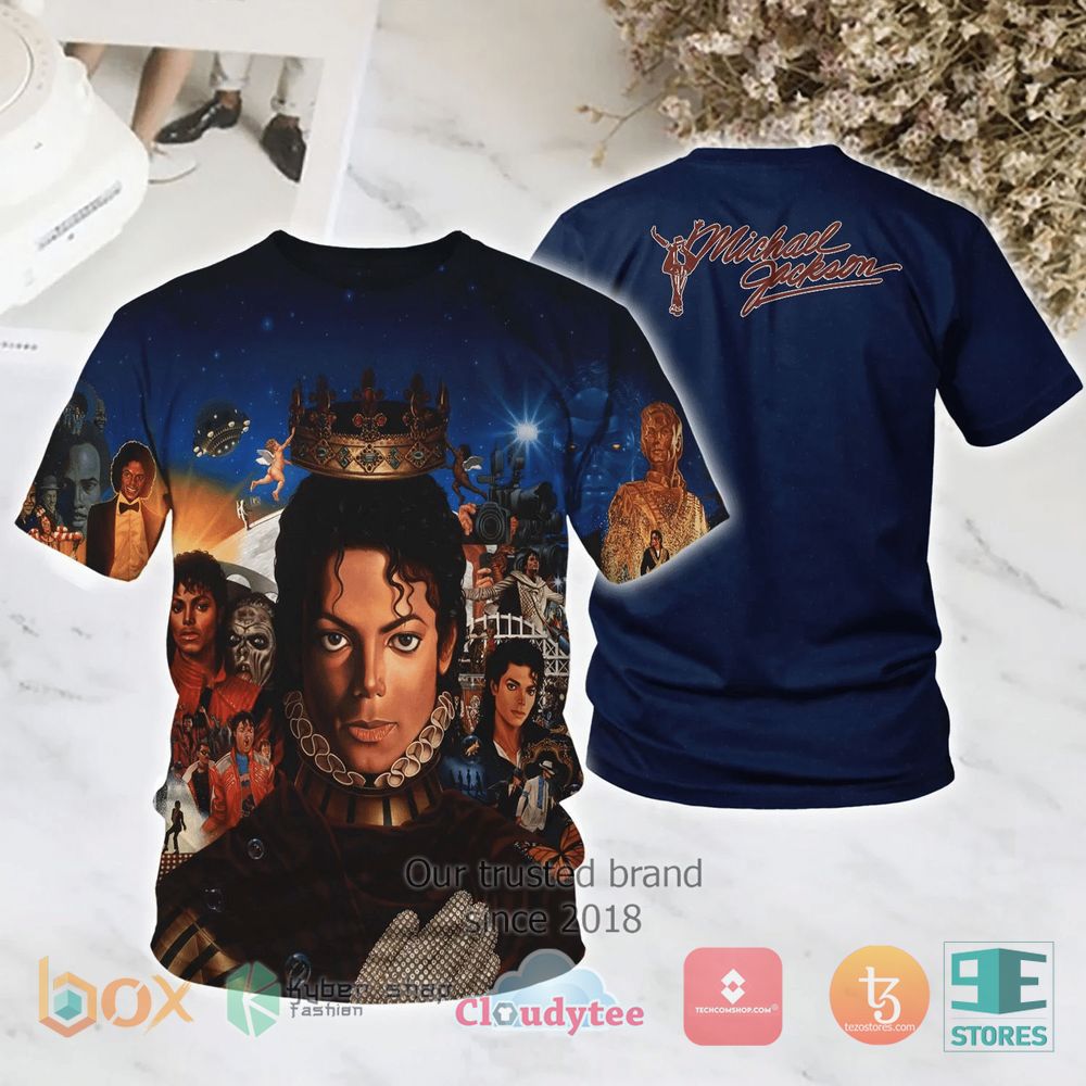 HOT Michael Jackson Album 3D Shirt 3