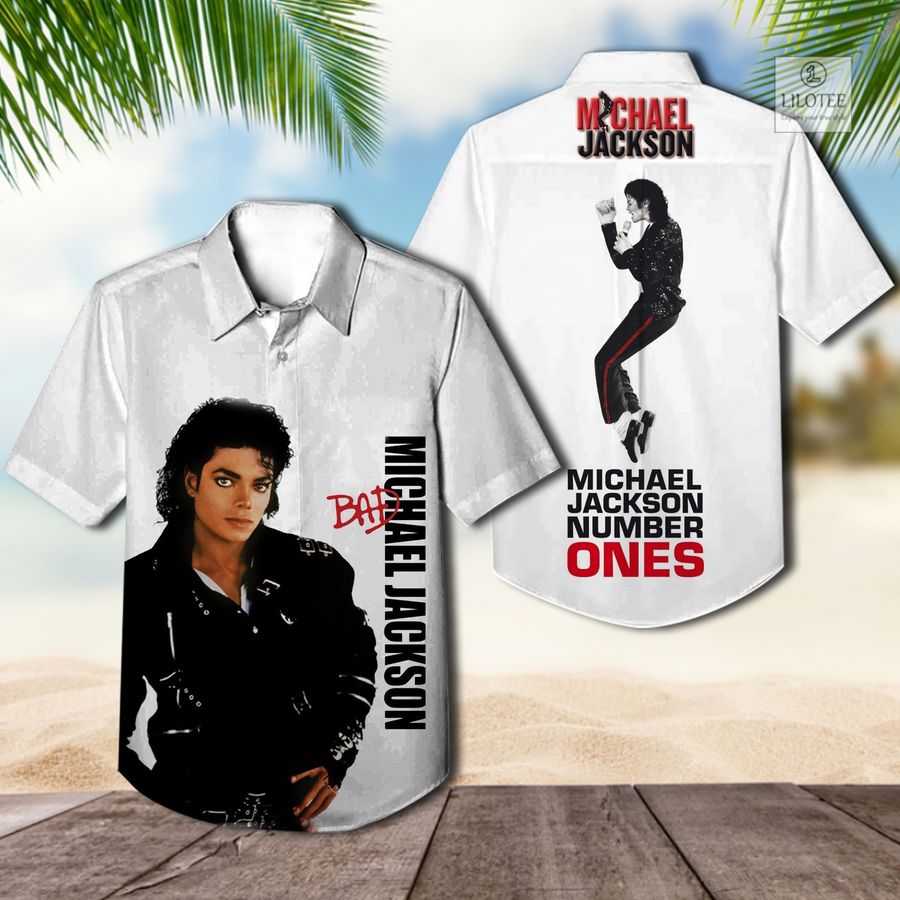 BEST Michael Jackson Bad Hawaiian Shirt 3