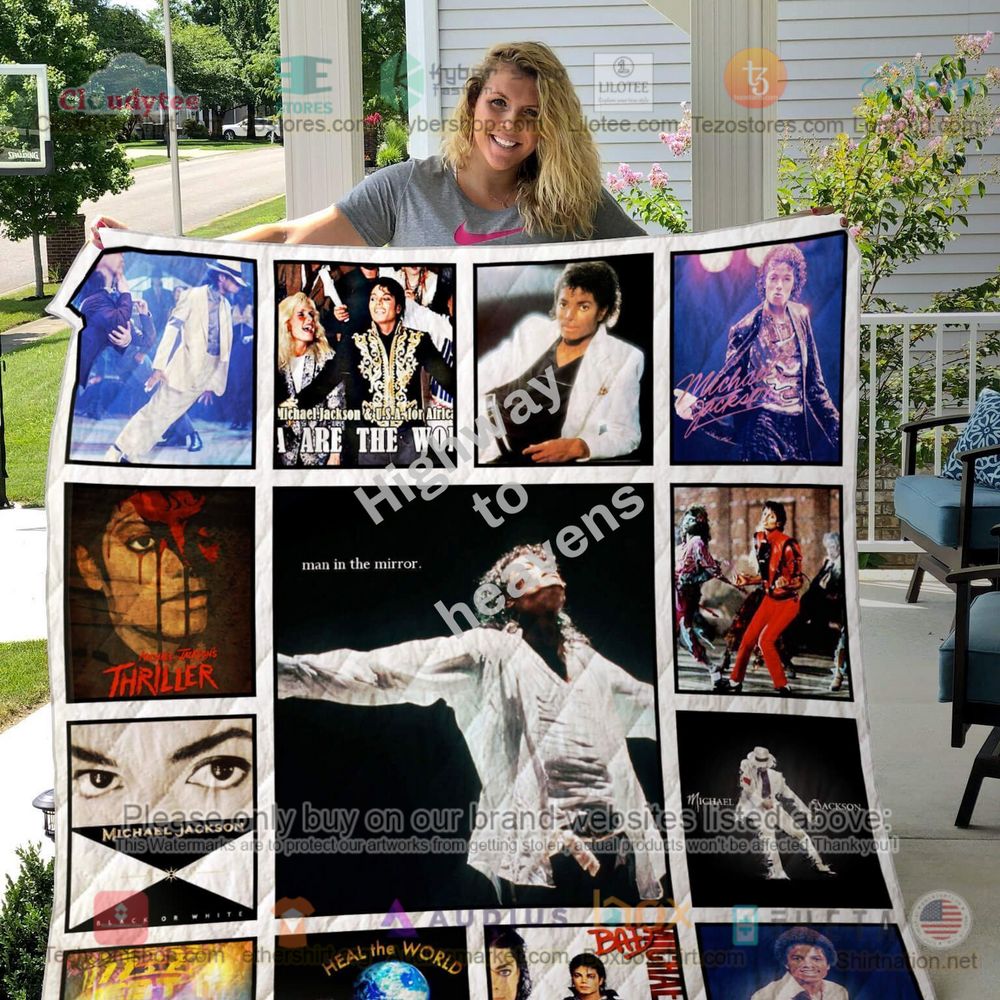 NEW Michael Jackson Man in the Mirror Quilt 2