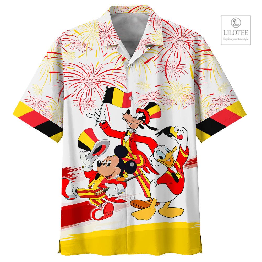 BEST Mickey Mouse and Friends Belgium Hawaiian shirt 4