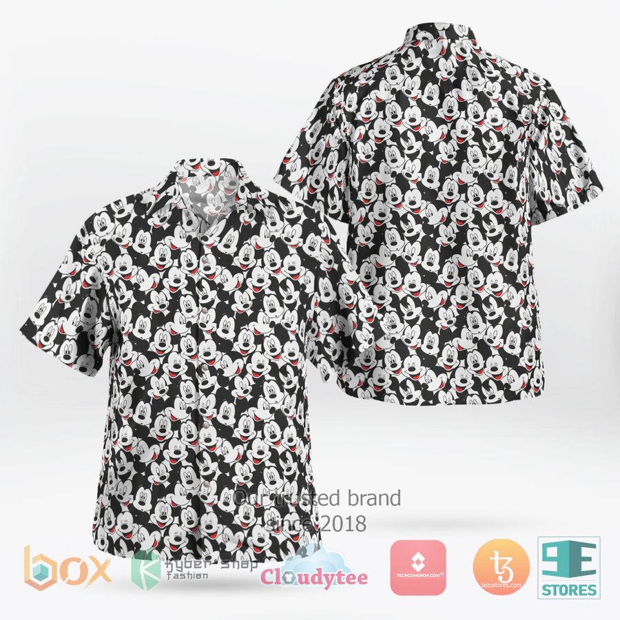 BEST Mickey Mouse Face Hawaii Shirt 8