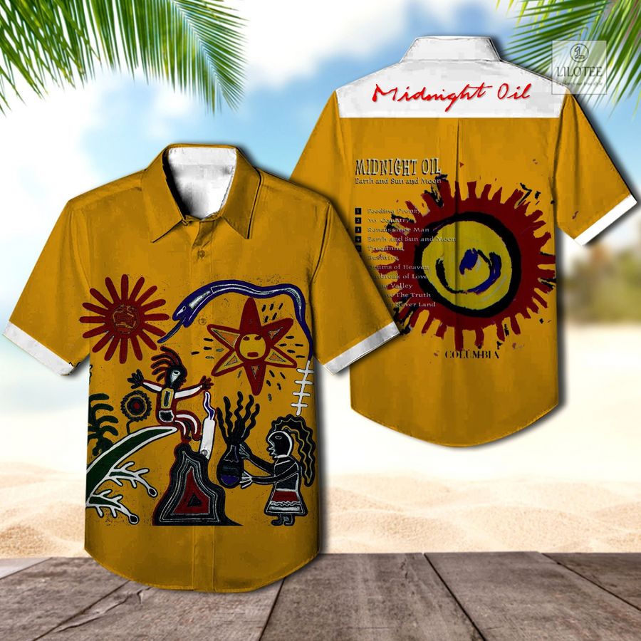 BEST Midnight Oil Earth and Sun and Moon Hawaiian Shirt 3