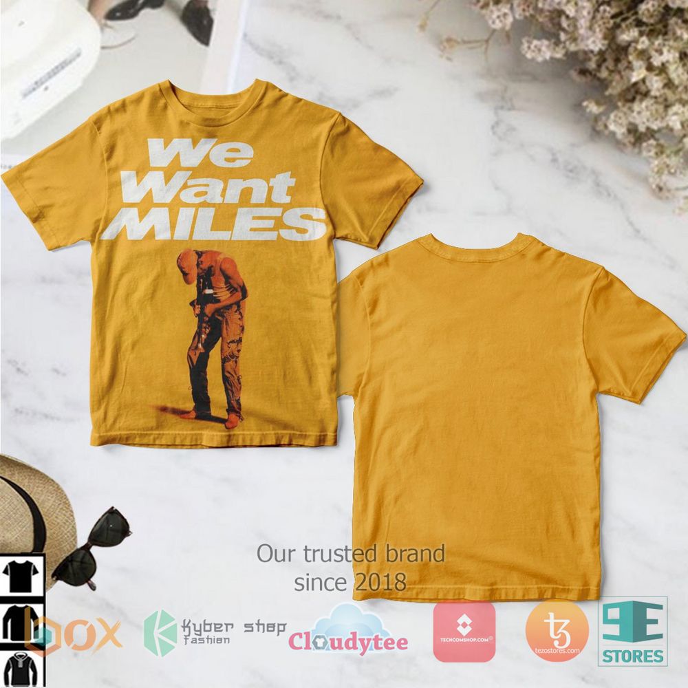 HOT Miles Davis We want Miles 3D T-Shirt 2