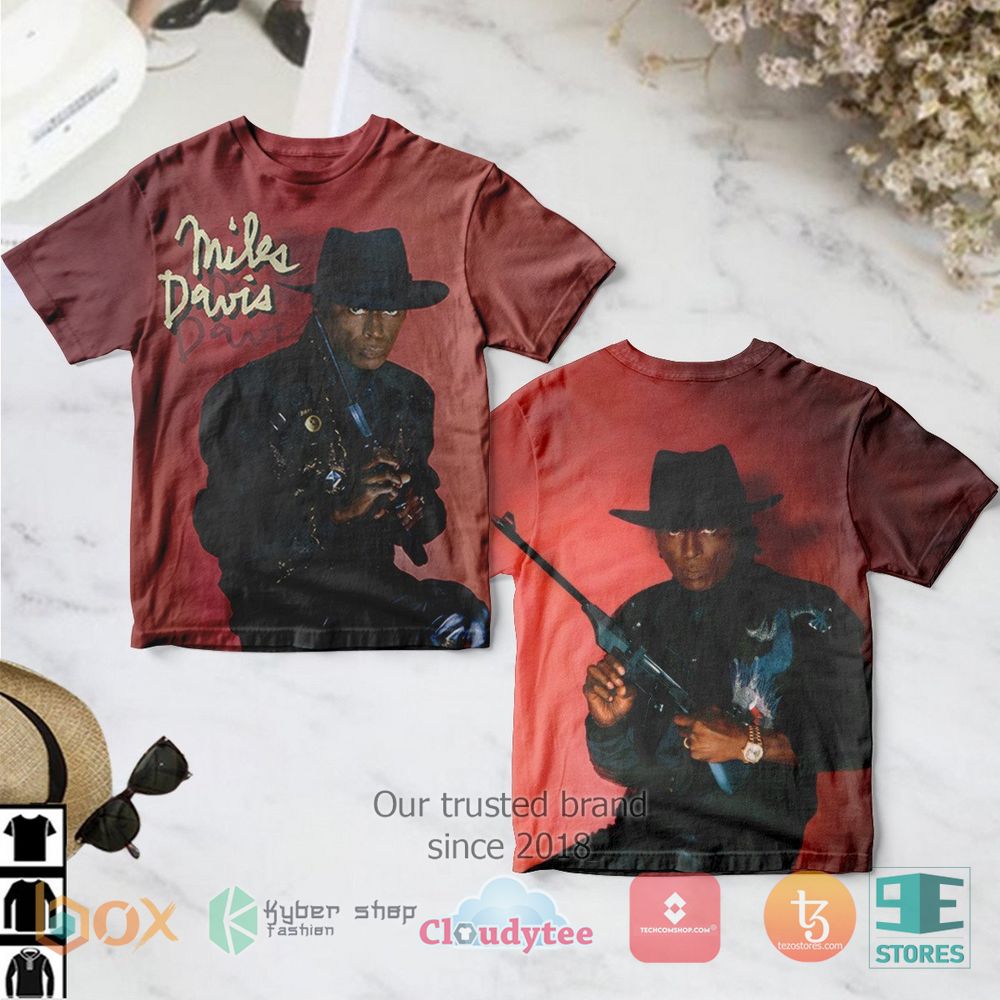 HOT Miles Davis You're under Arrest 3D T-Shirt 3