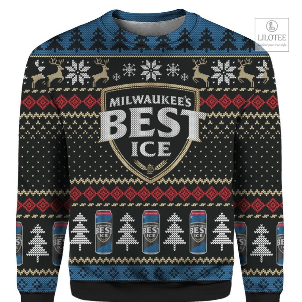 BEST Milwaukee's Best Ice 3D sweater, sweatshirt 3