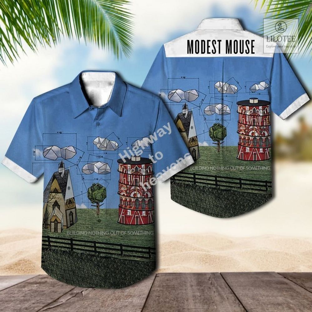 BEST Modest Mouse Building Nothing Casual Hawaiian Shirt 3
