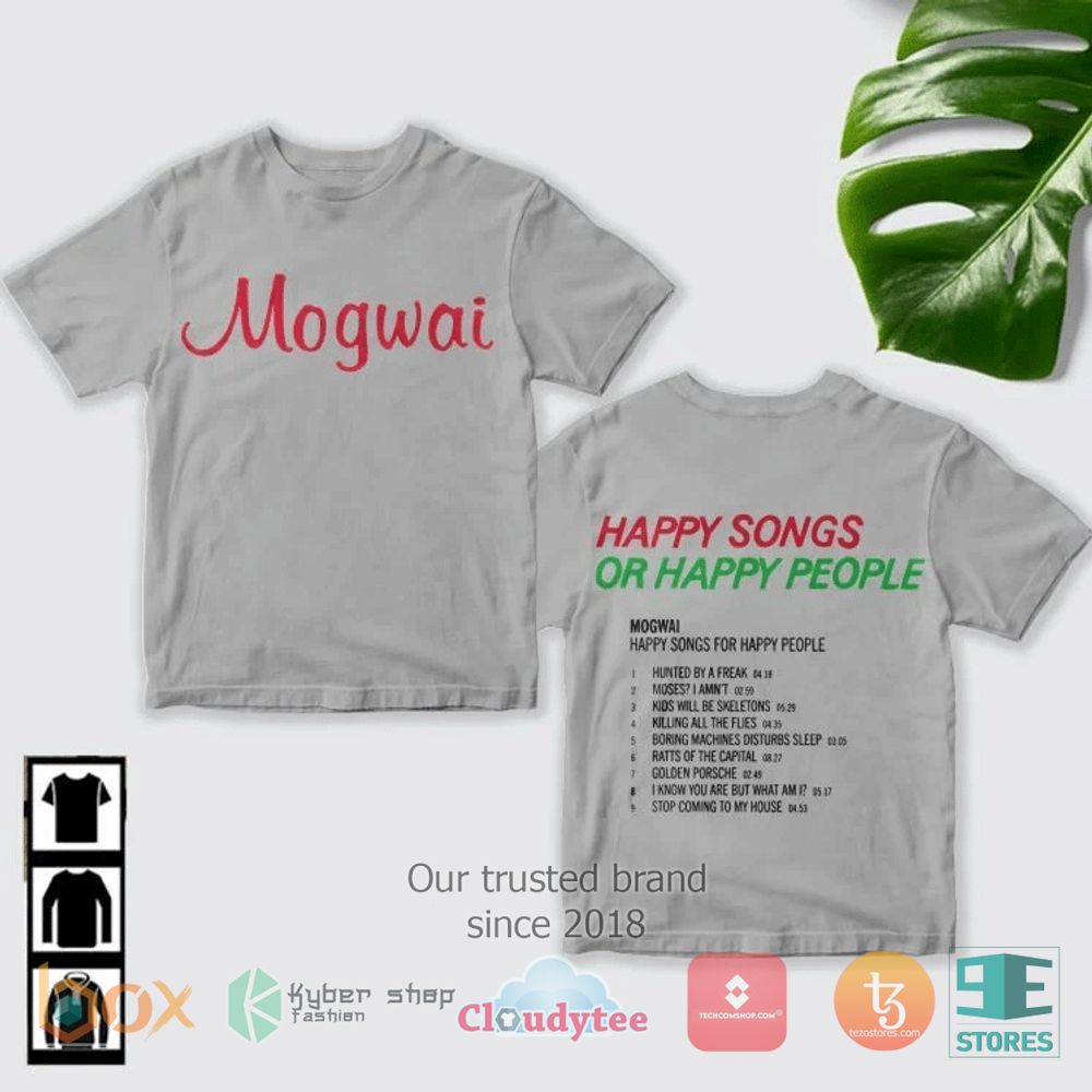 HOT Mogwai Happy Songs For Happy People T-Shirt 3