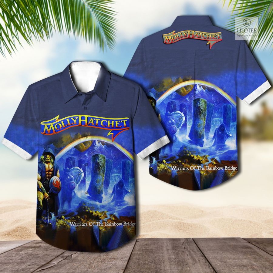 BEST Molly Hatchet Warriors of the Rainbow Bridge Hawaiian Shirt 2