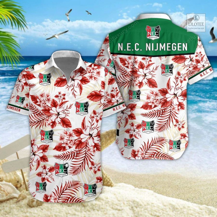 BEST N.E.C. Nijmegen green Hawaiian Shirt, Short 4