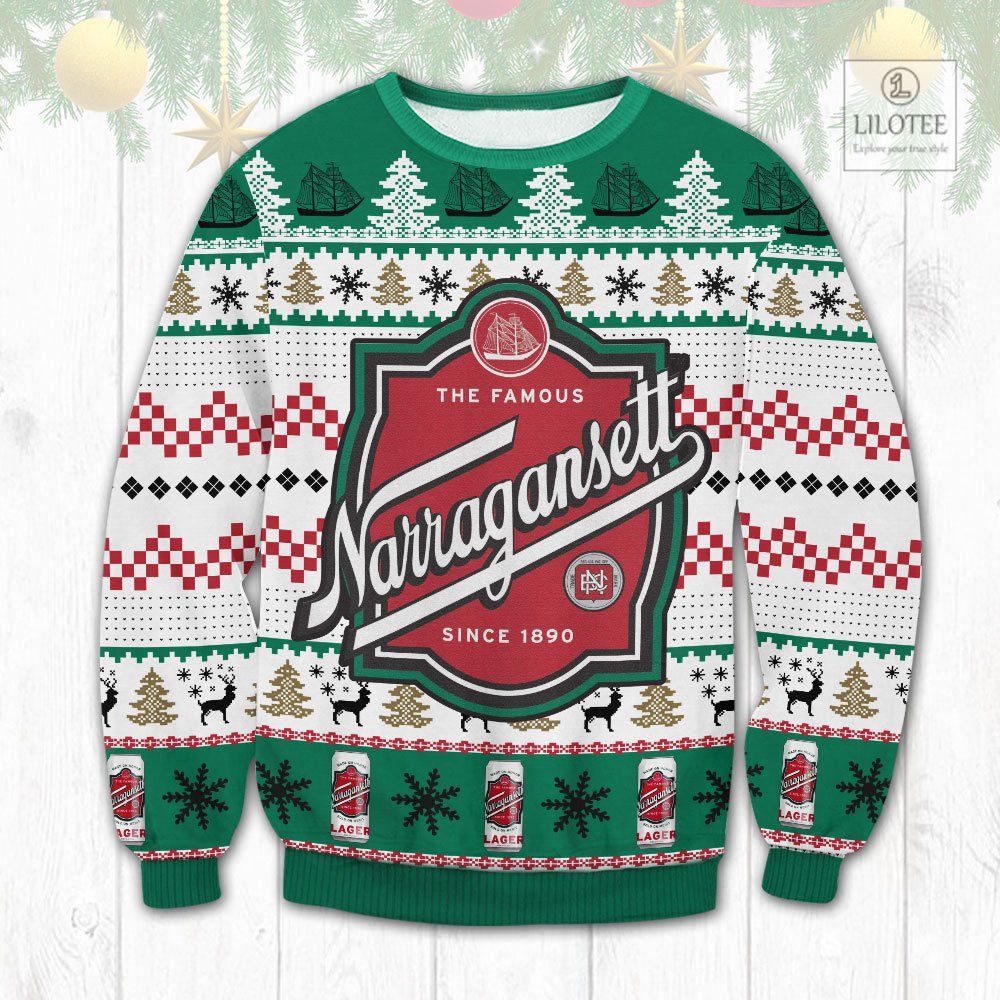 BEST Narragansett Lager 3D sweater, sweatshirt 3