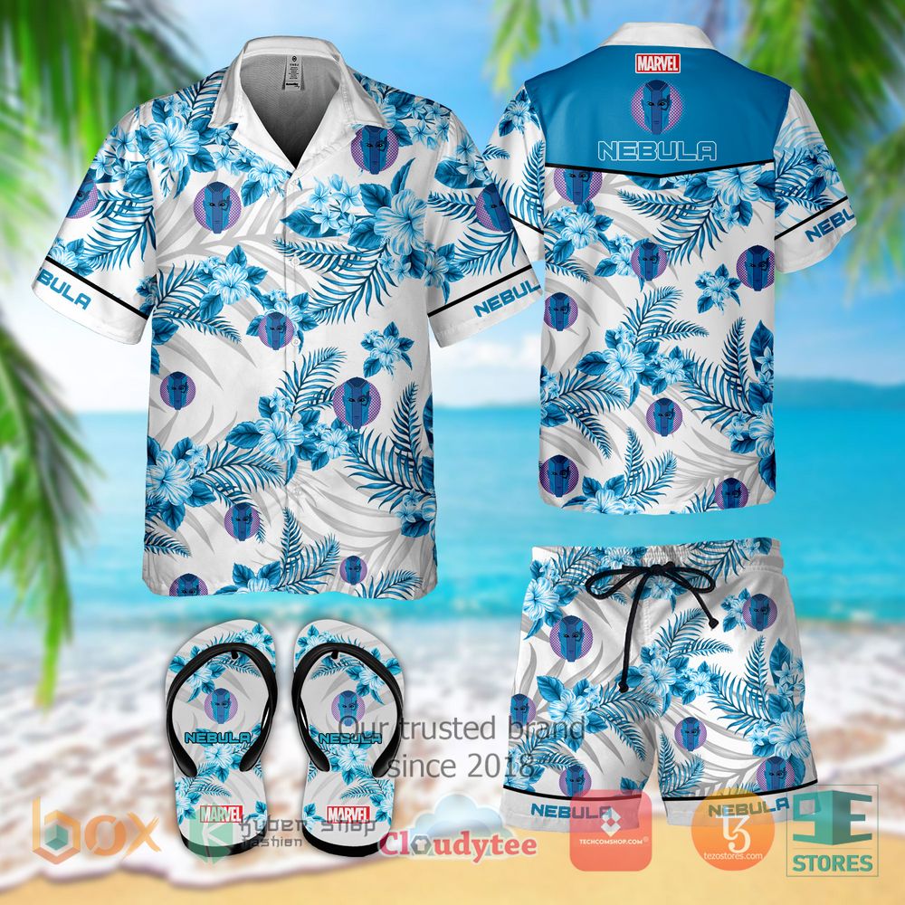 HOT Nebula Hawaiian Shirt, Shorts 2
