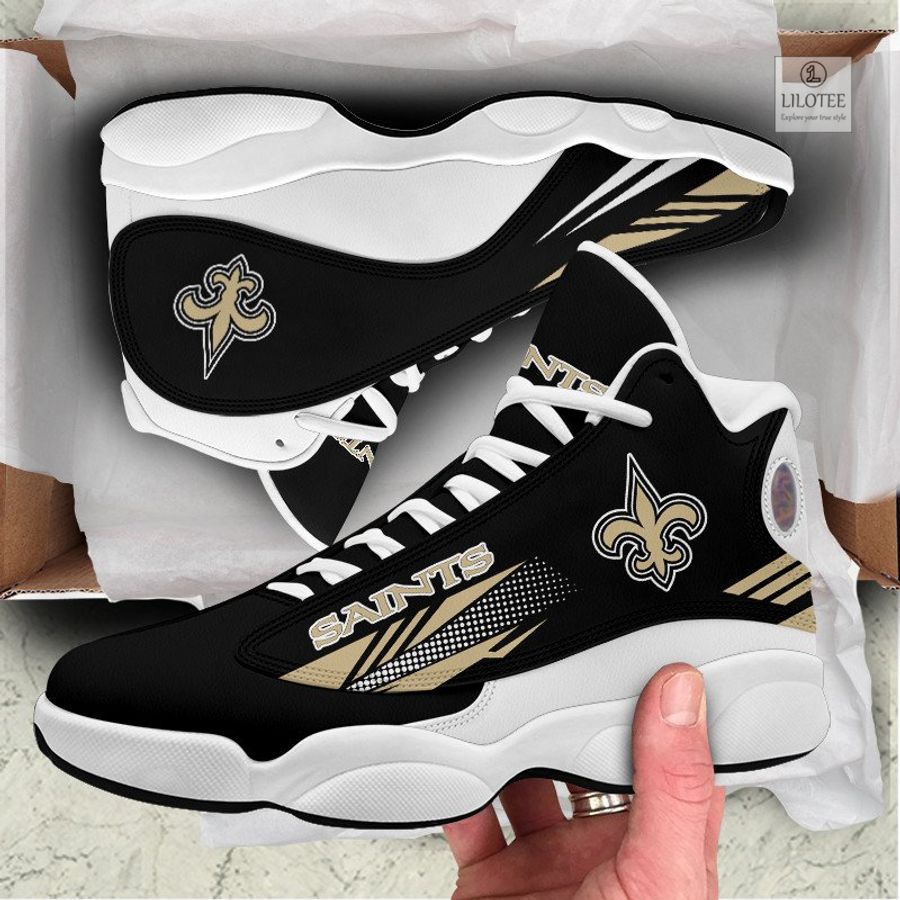 BEST NFL New Orleans Saints Air Jordan 13 Sneaker 19
