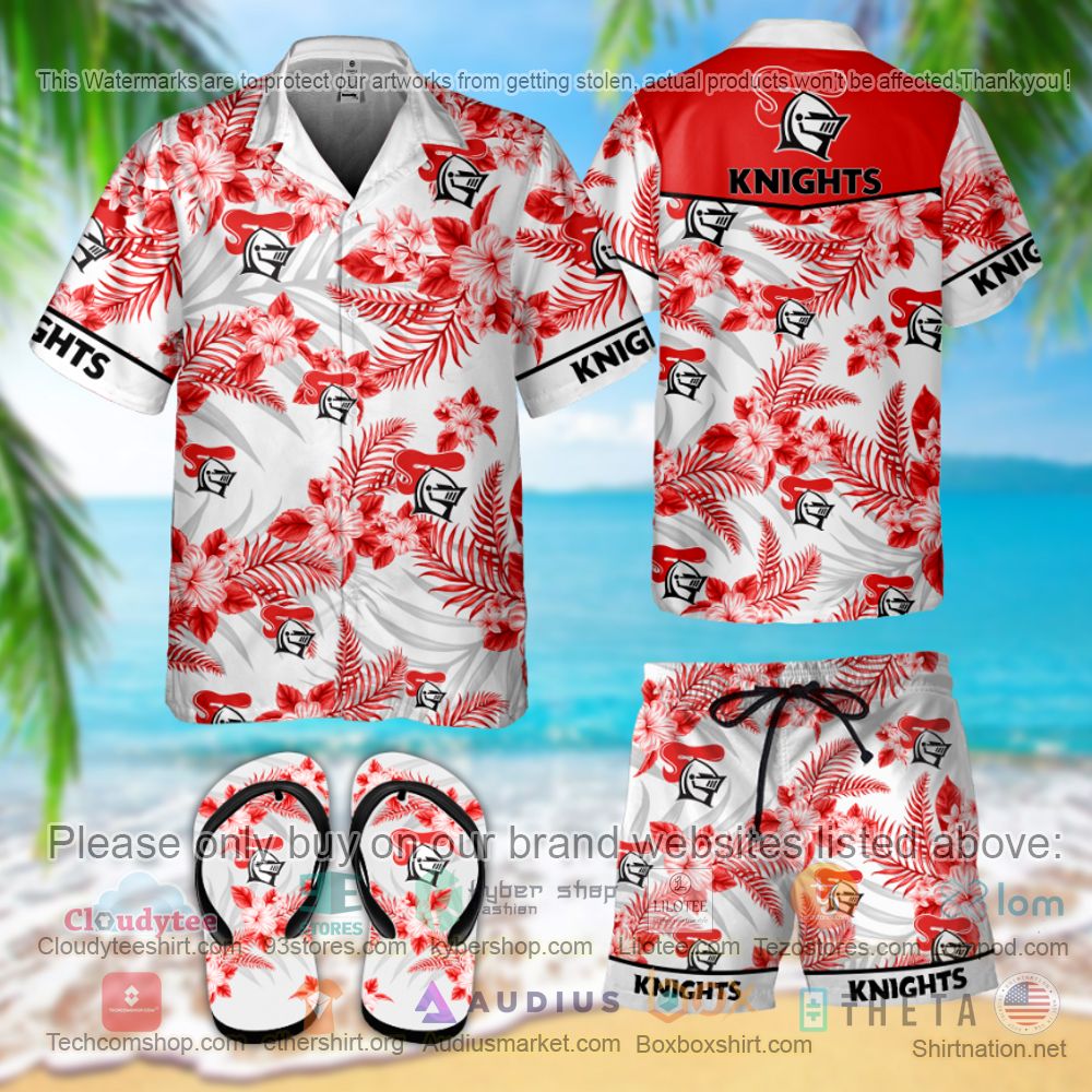 BEST Newcastle Knights Hawaiian Shirt, Short 3