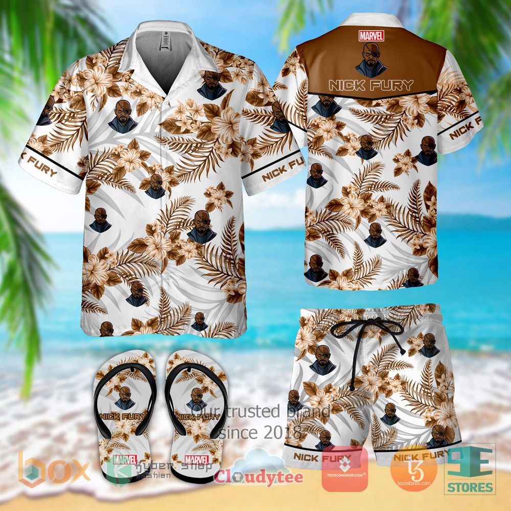 HOT Nick Fury Hawaiian Shirt, Shorts 2