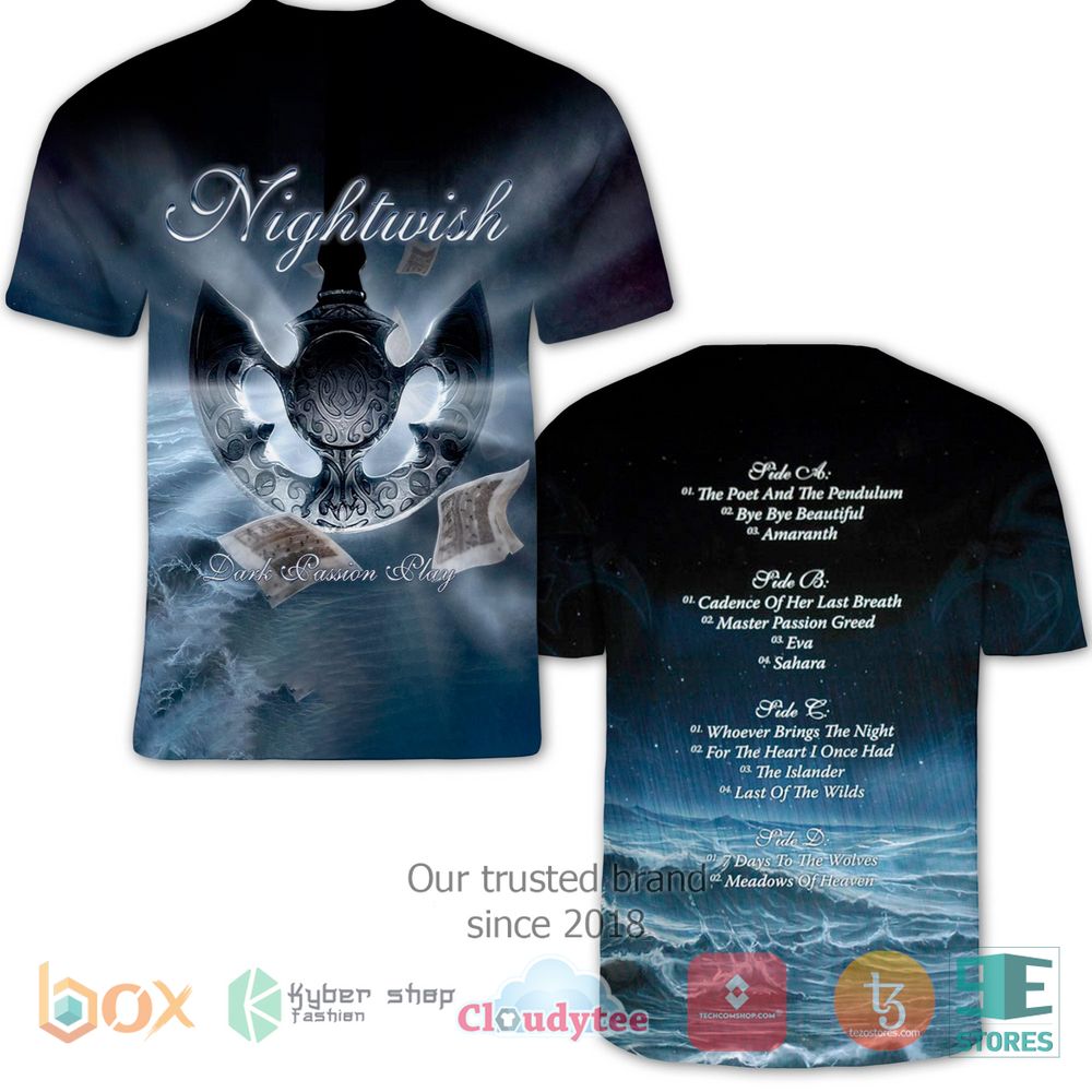 HOT Nightwish Dark Passion Play 3D T-Shirt 2