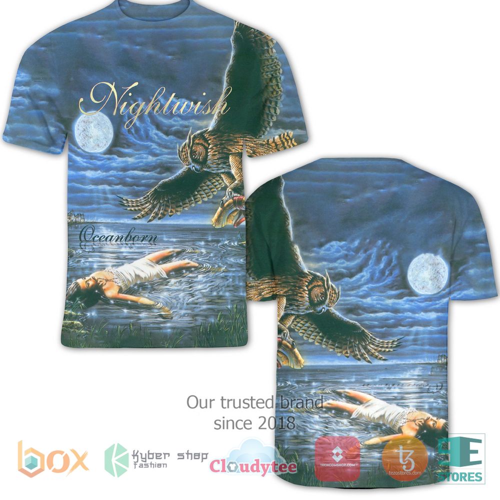 HOT Nightwish Oceanborn 2 3D T-Shirt 2