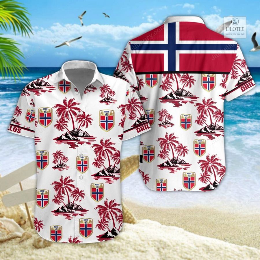 Norway national football team Hawaiian Shirt, Short 5