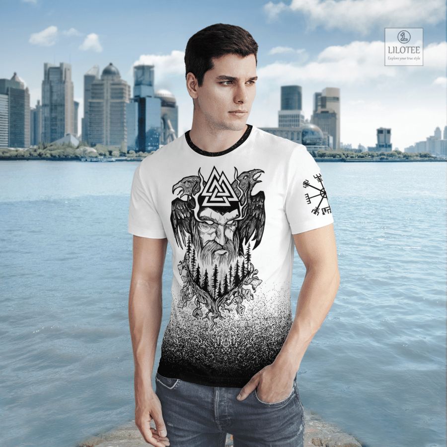 BEST Odin Raven Valknut Hammer Viking T-Shirt 3 BEST Odin Raven Valknut Hammer Viking T-Shirt - Image 3