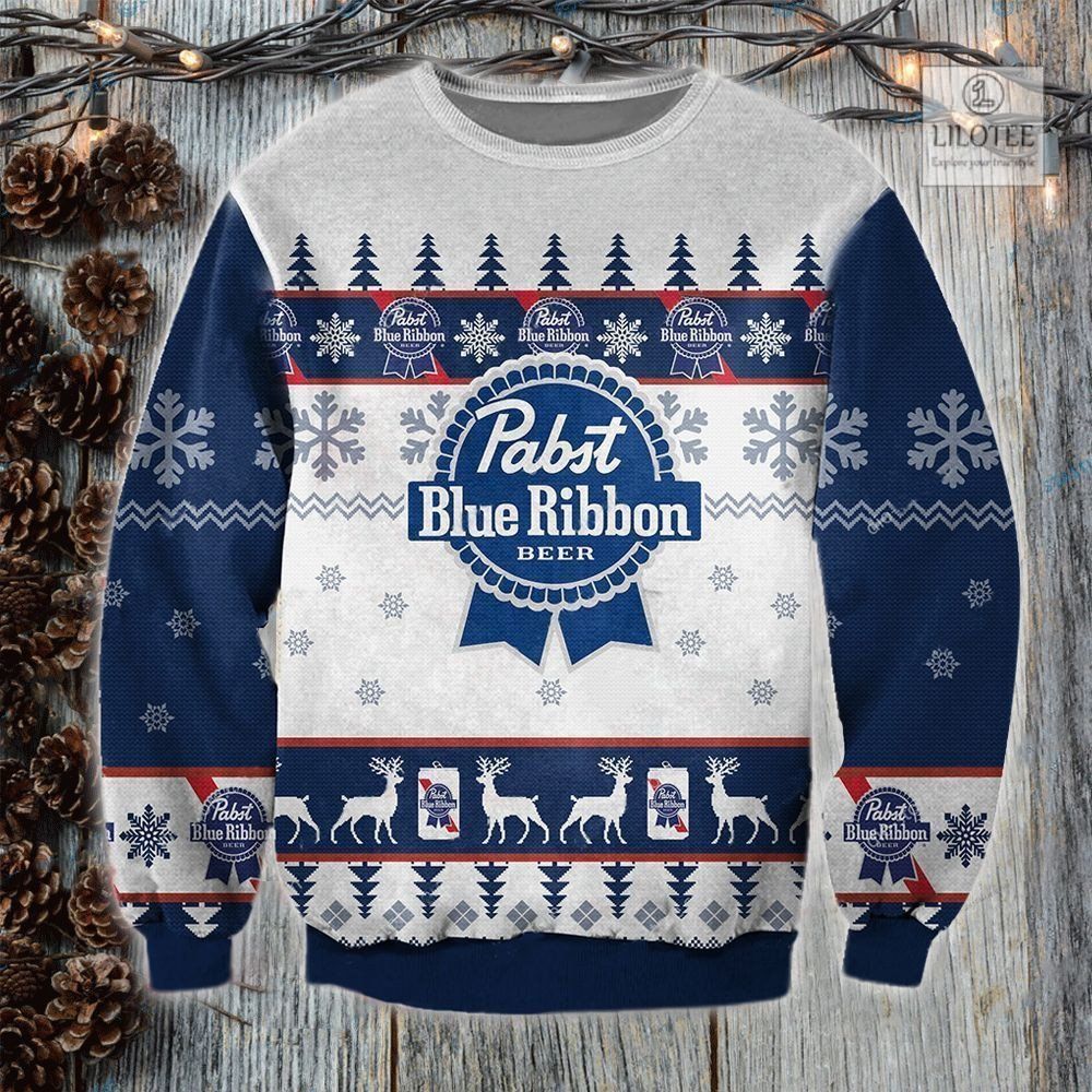BEST Pabst Blue Ribbon Beer 3D sweater, sweatshirt 2