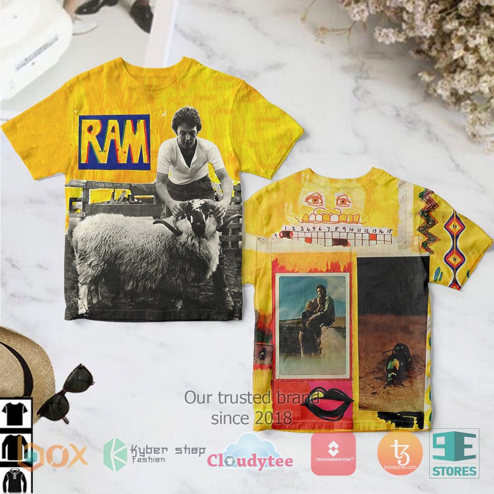 HOT Paul McCartney Ram 3D T-Shirt 2