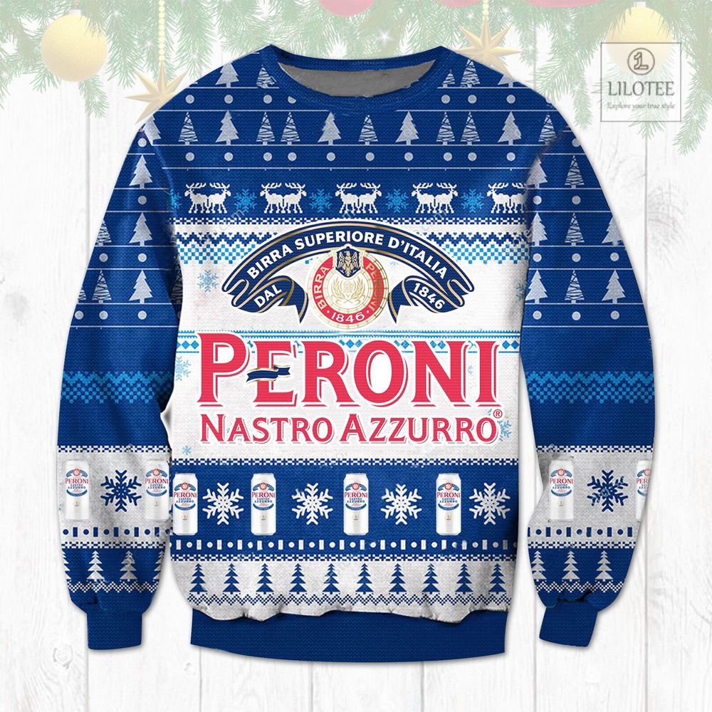 BEST Peroni Nastro Azzurro 3D sweater, sweatshirt 2