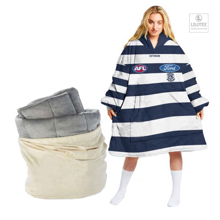 Top cool sherpa hoodie blanket for NRL fans 171