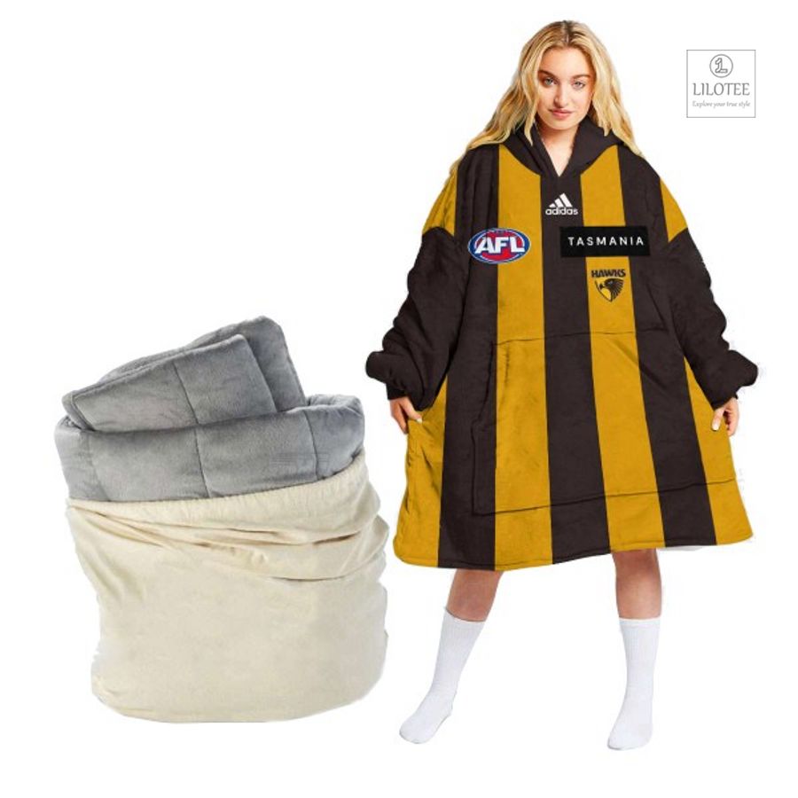 Top cool sherpa hoodie blanket for NRL fans 172