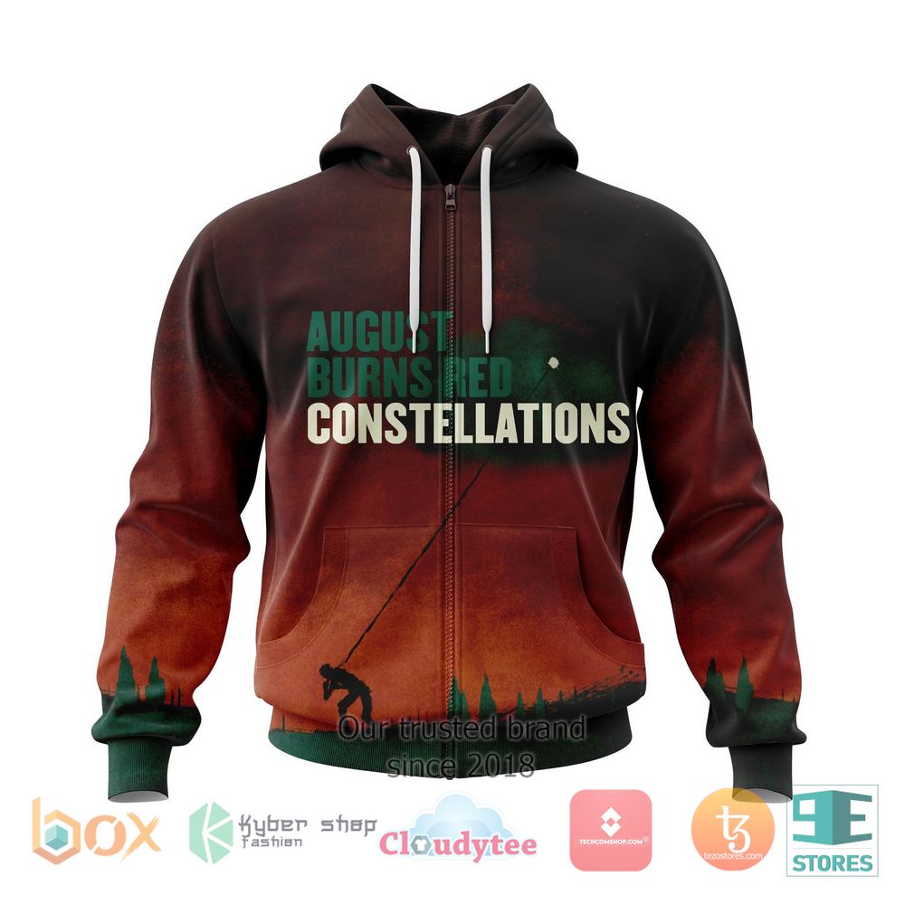 HOT Personalized August Burns Red Constellations Zip Hoodie 4