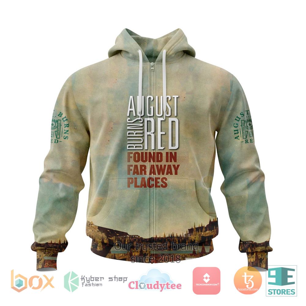 HOT Personalized August Burns Red Found in Far Away Places Zip Hoodie 5
