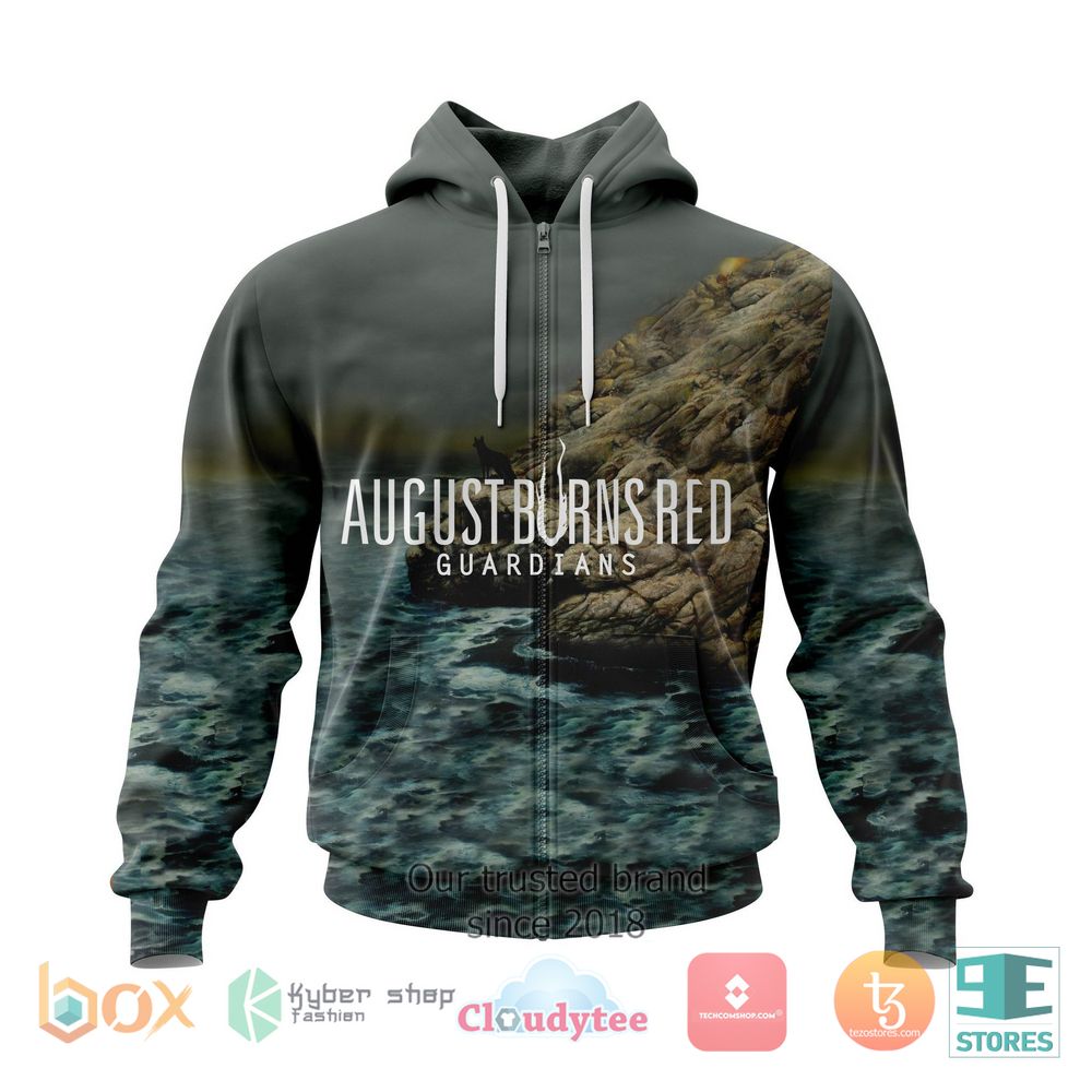 HOT Personalized August Burns Red Guardians Zip Hoodie 5