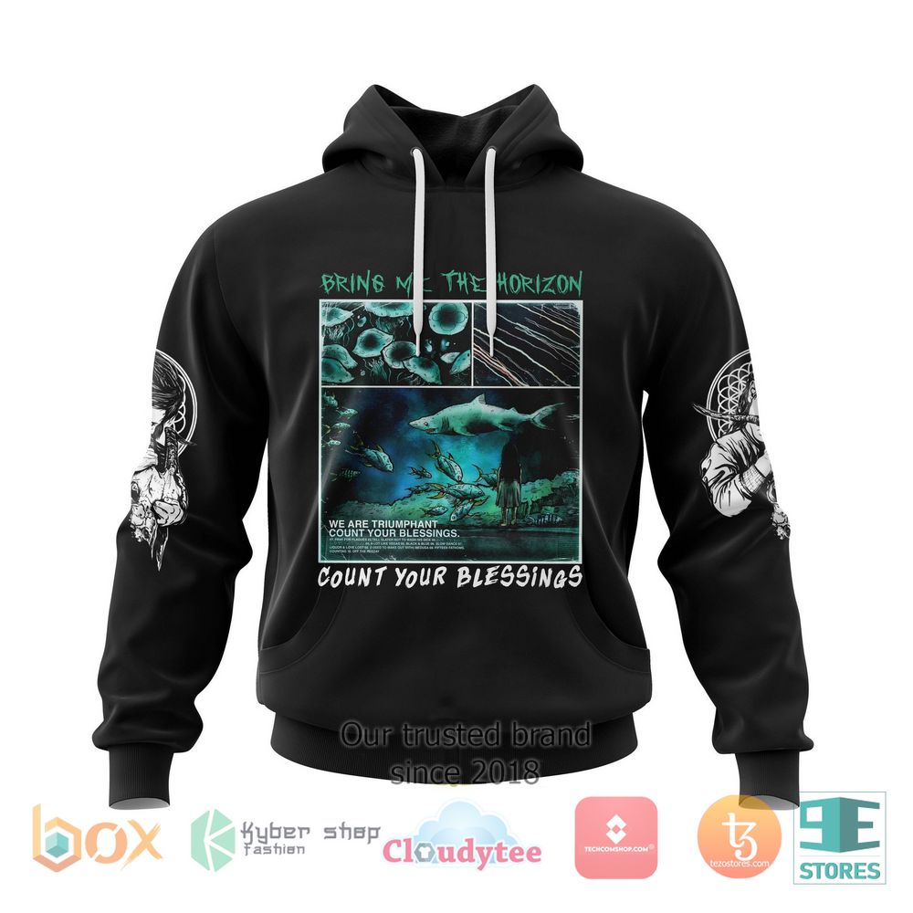 HOT Personalized Bring Me The Horizon Count Your Blessings 3D hoodie 4