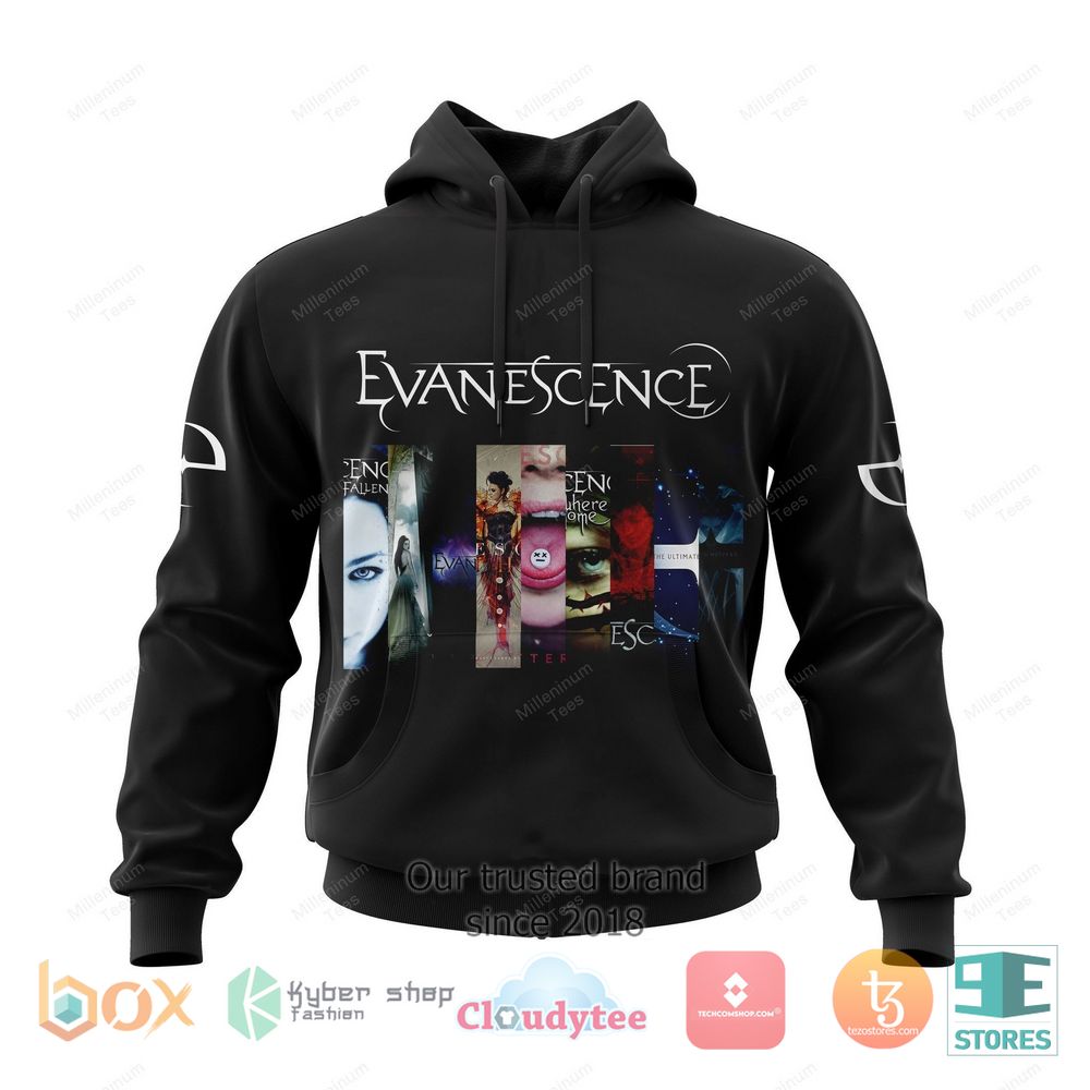HOT Personalized Evanescence Album Covers 3D hoodie 4