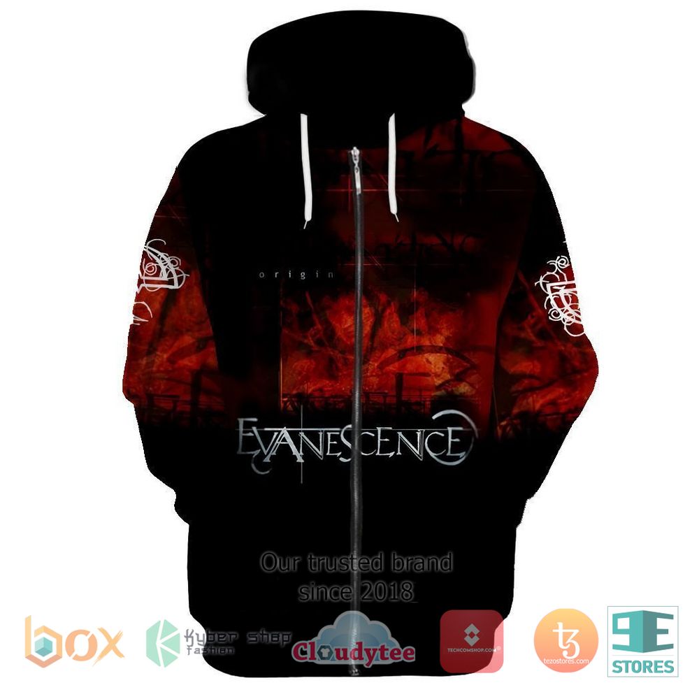 HOT Personalized Evanescence Origin Zip Hoodie 3