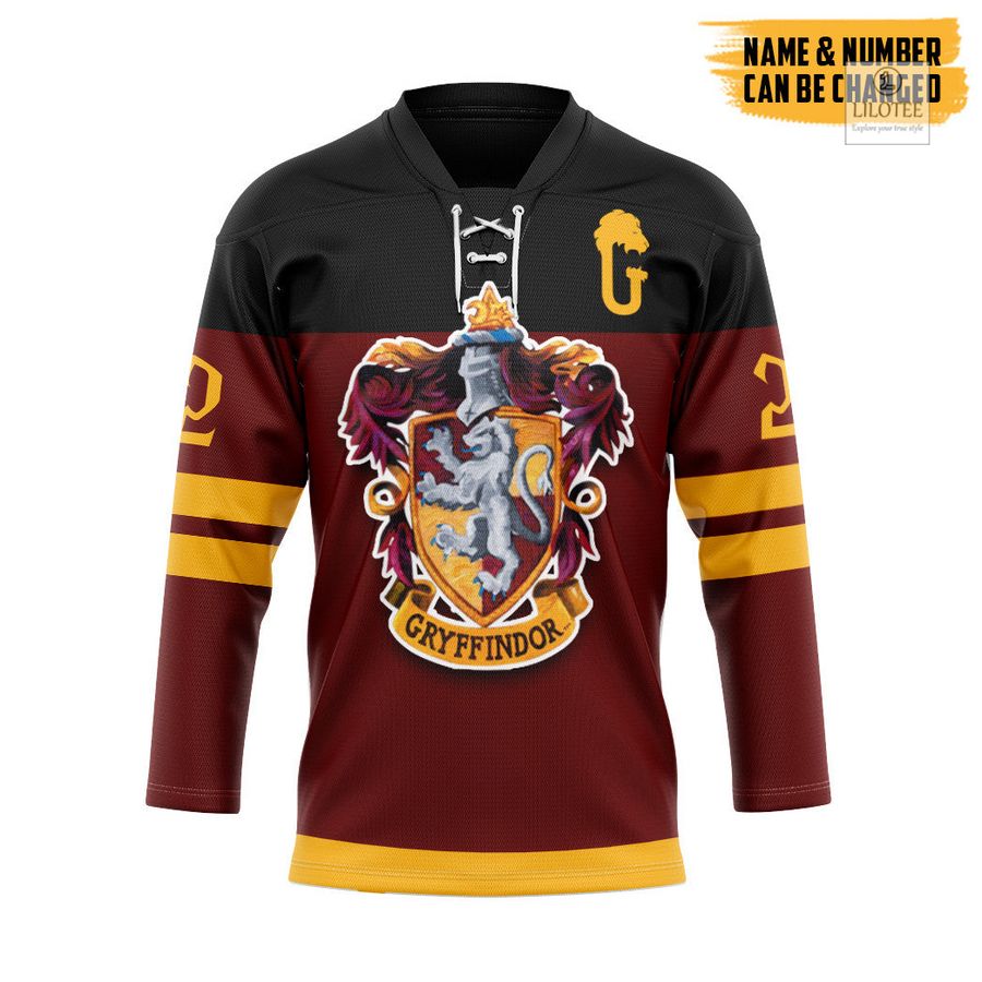 BEST Harry Potter Gryffindor Custom Hockey Jersey 7