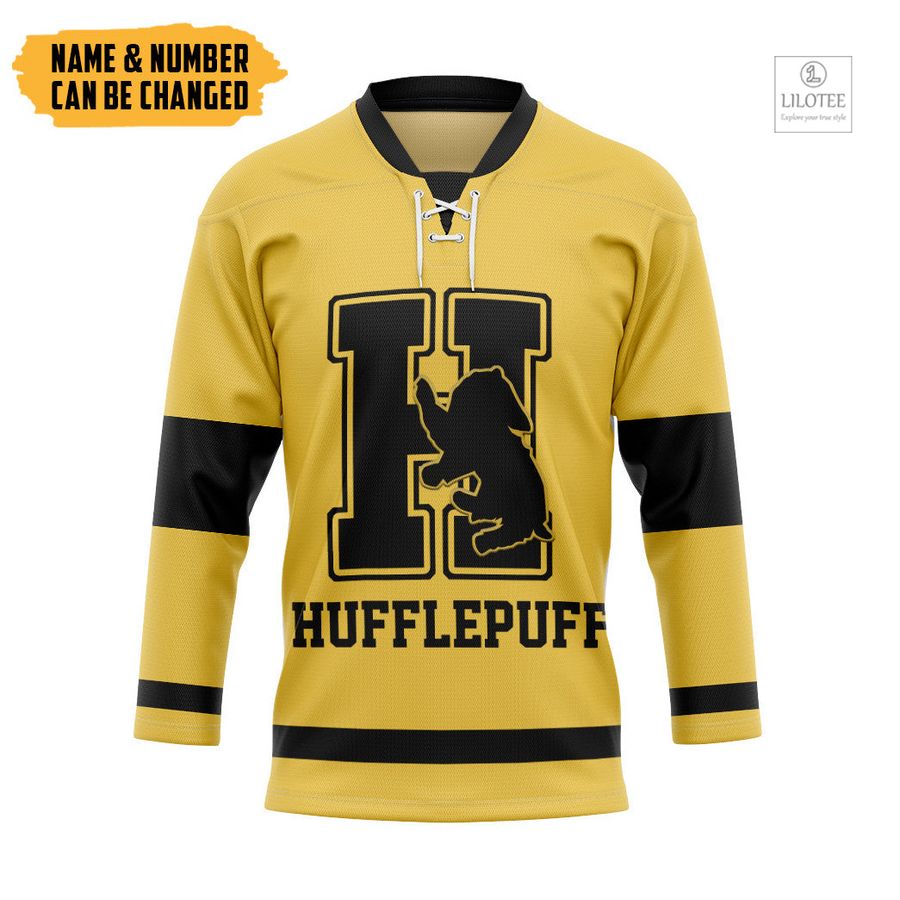 BEST Harry Potter Hufflepuff House Custom Hockey Jersey 7