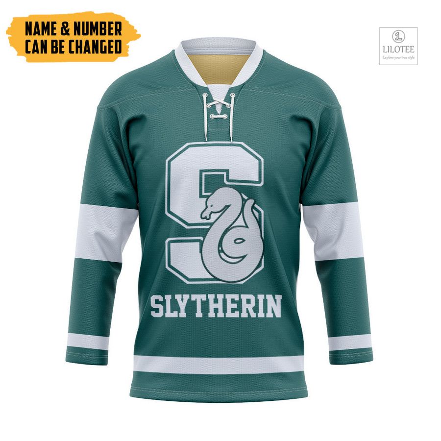 BEST Harry Potter Slytherin House Custom Hockey Jersey 9