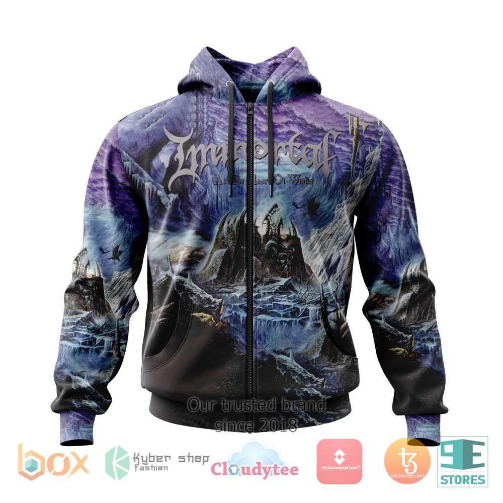 HOT Personalized Immortal At the Heart of Winter Zip Hoodie 5