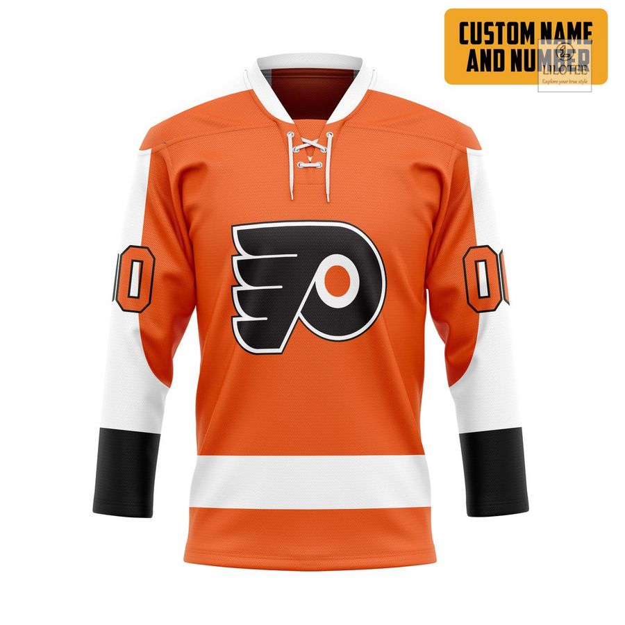 BEST Mac's Big Break Philadelphia Flyers Custom Hockey Jersey 11