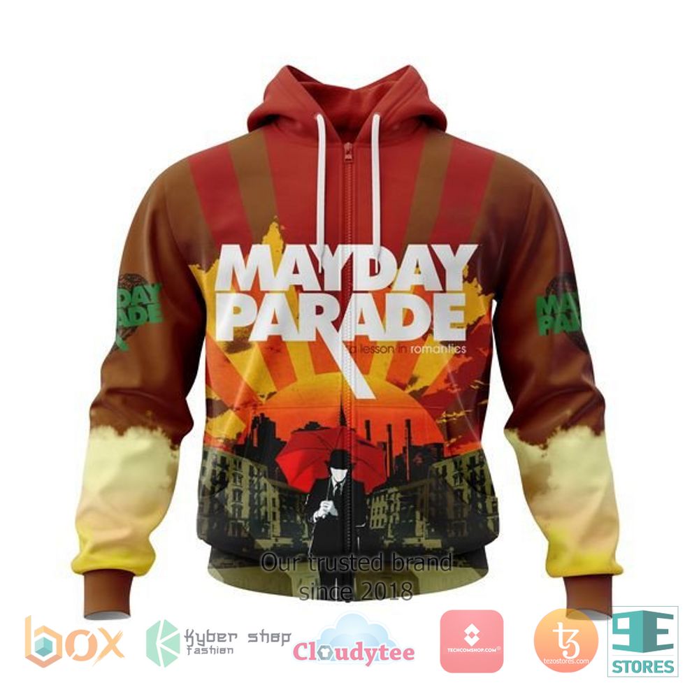 HOT Personalized Mayday Parade A Lesson in Romantics Zip Hoodie 4