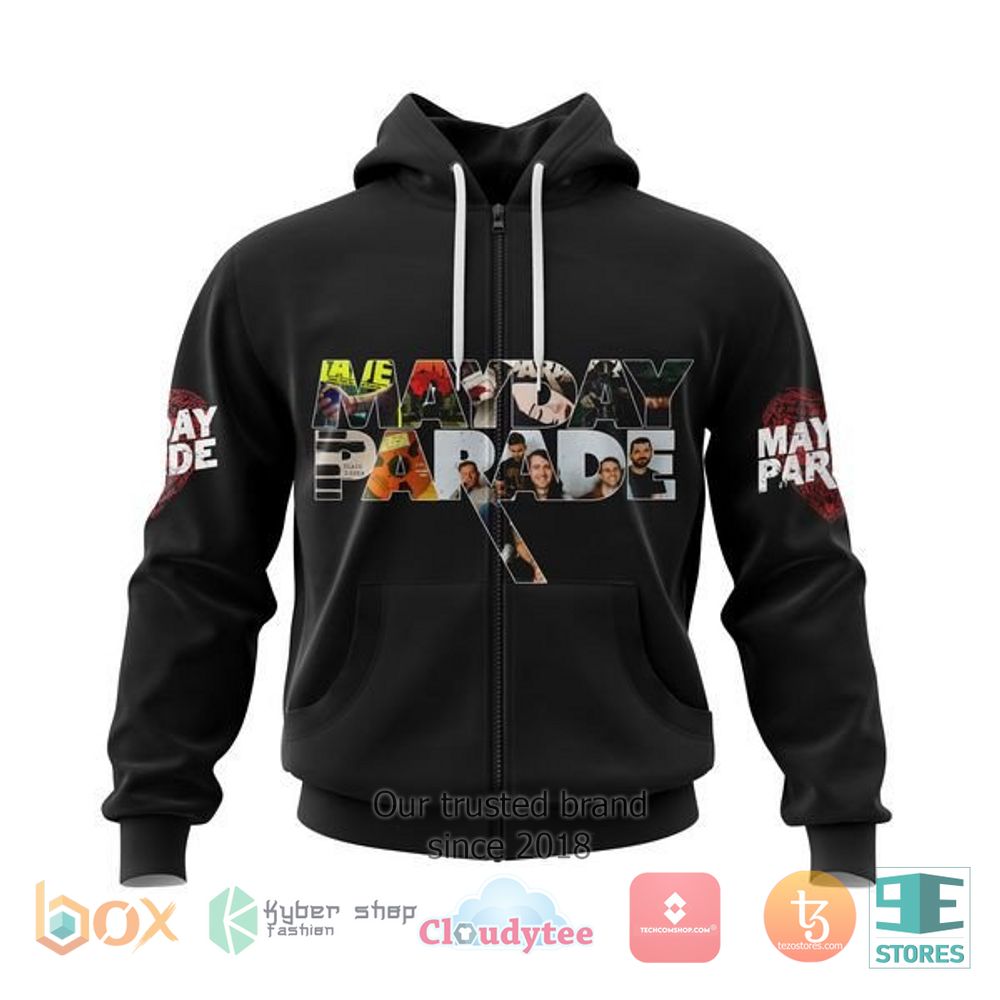 HOT Personalized Mayday Parade Album Covers Zip hoodie 5