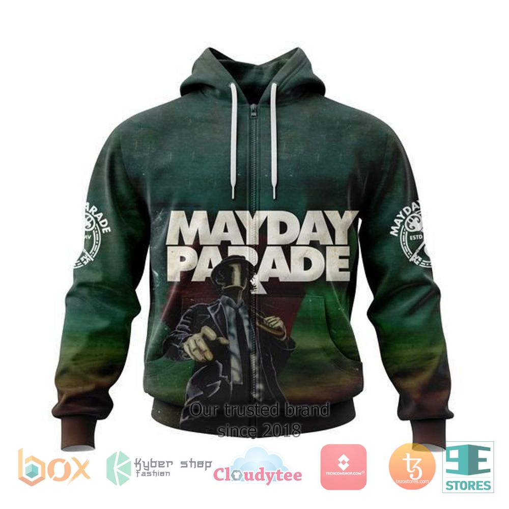 HOT Personalized Mayday Parade Mayday Parade Zip hoodie 5