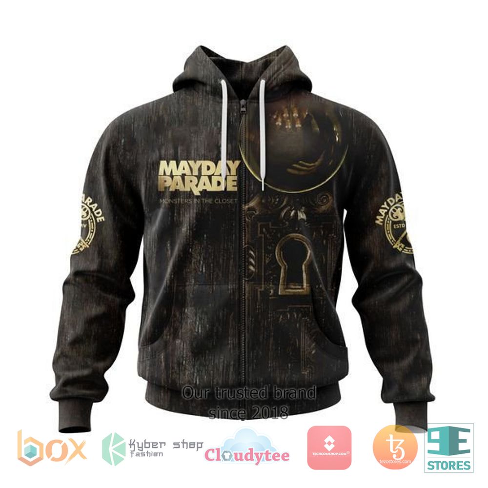 HOT Personalized Mayday Parade Monsters in the Closet zip Hoodie 4