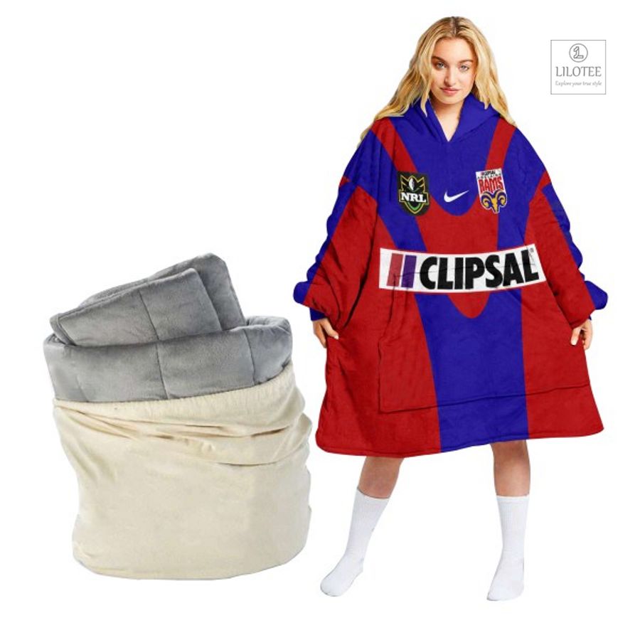 Top cool sherpa hoodie blanket for NRL fans 215
