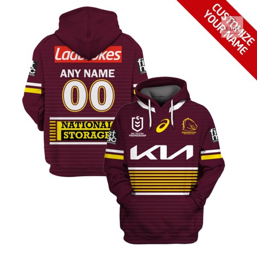 BEST Brisbane Broncos KIA Dark Red Custom Shirt, hoodie 16