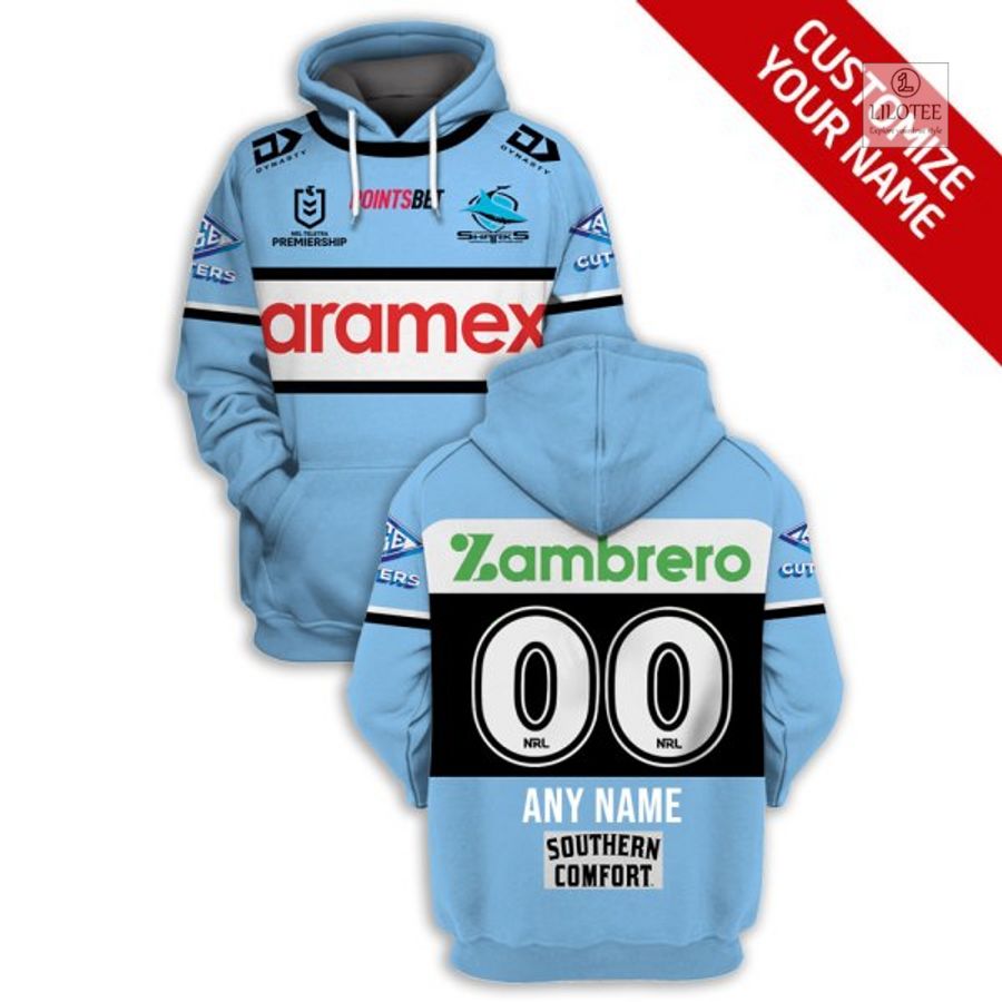 BEST Cronulla-Sutherland Sharks Aramex blue Custom Shirt, hoodie 16