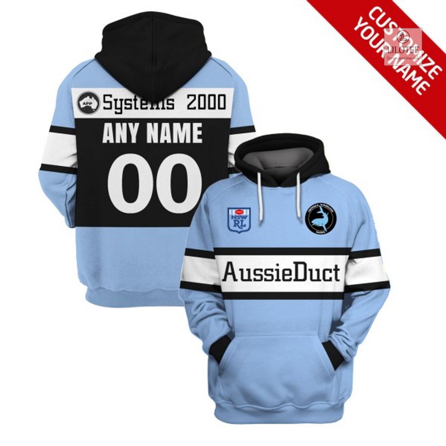 Top cool sherpa hoodie blanket for NRL fans 143