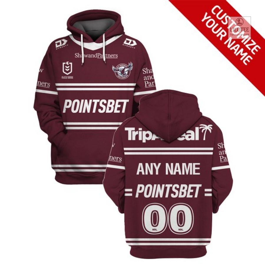 Top cool sherpa hoodie blanket for NRL fans 117