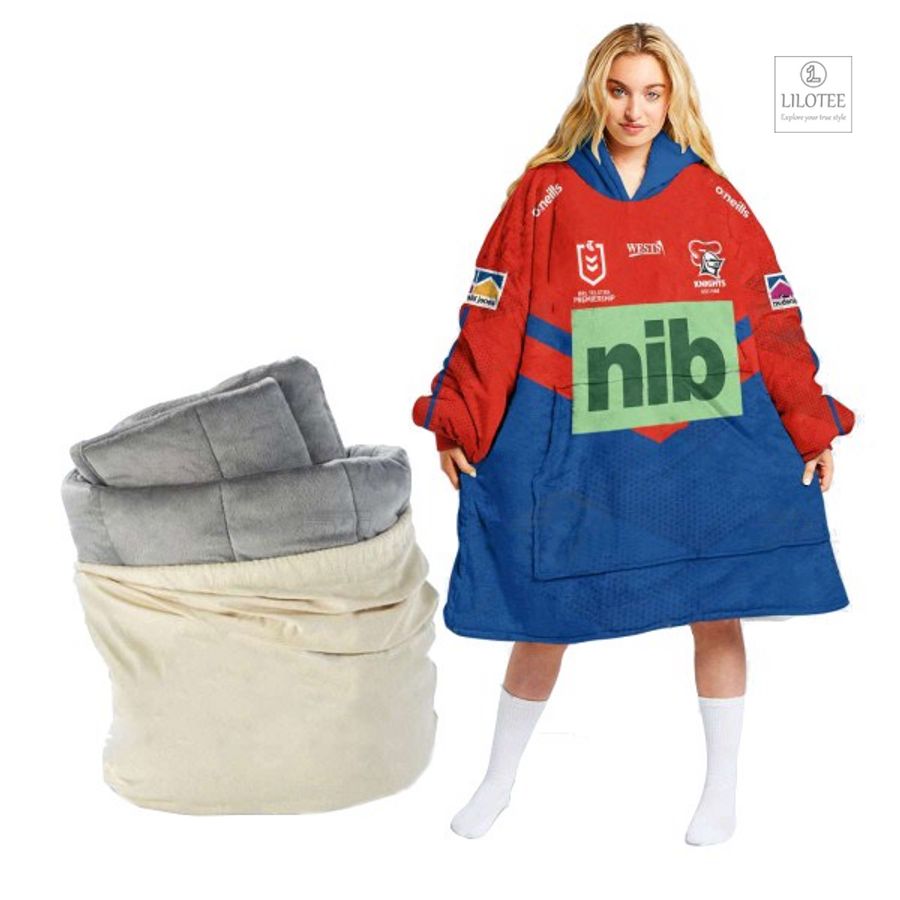 Top cool sherpa hoodie blanket for NRL fans 186
