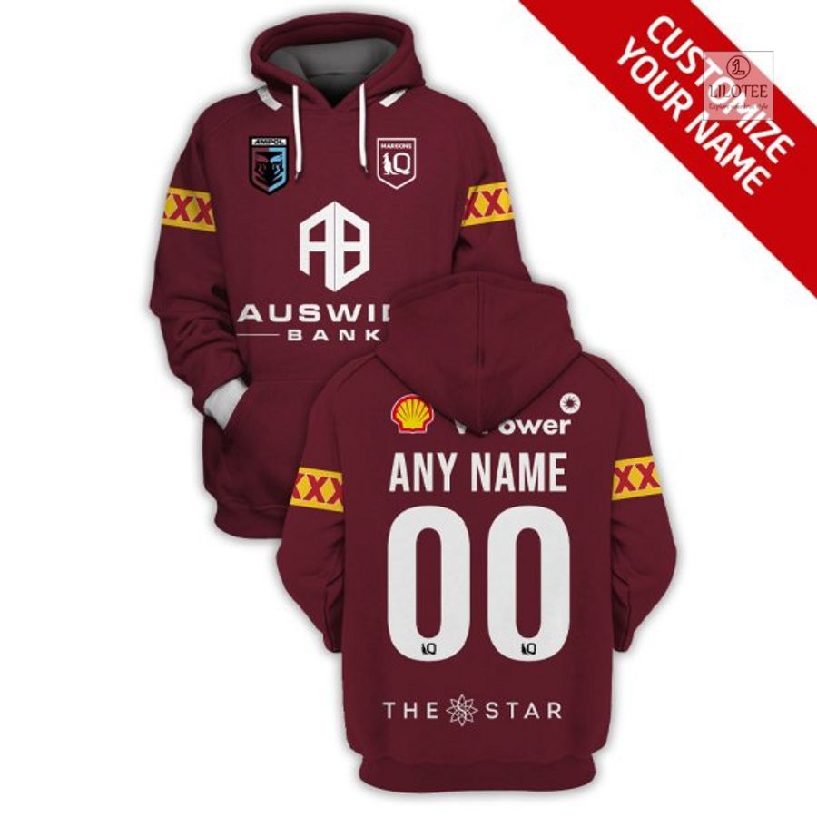 Top cool sherpa hoodie blanket for NRL fans 124